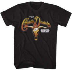 Cdb Cow Skull And Logo T-shirt(Charlie Daniels Band Cdb Cow Skull And Logo T Shirt 446260)