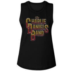 Cdb Vintage Style Logo Womens Tank(Charlie Daniels Band Cdb Vintage Style Logo Womens Tank 446272)