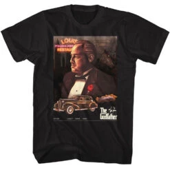 Godfather Poster Collage Neon T-shirt(Godfather Godfather Poster Collage Neon T Shirt 446376)