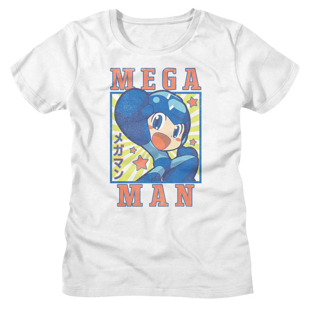 Mega Man Square And Stars Junior Top(Mega Man Mega Man Square And Stars Junior Top 446687) 3 Mega Man Square And Stars Junior Top(Mega Man Mega Man Square And Stars Junior Top 446687)