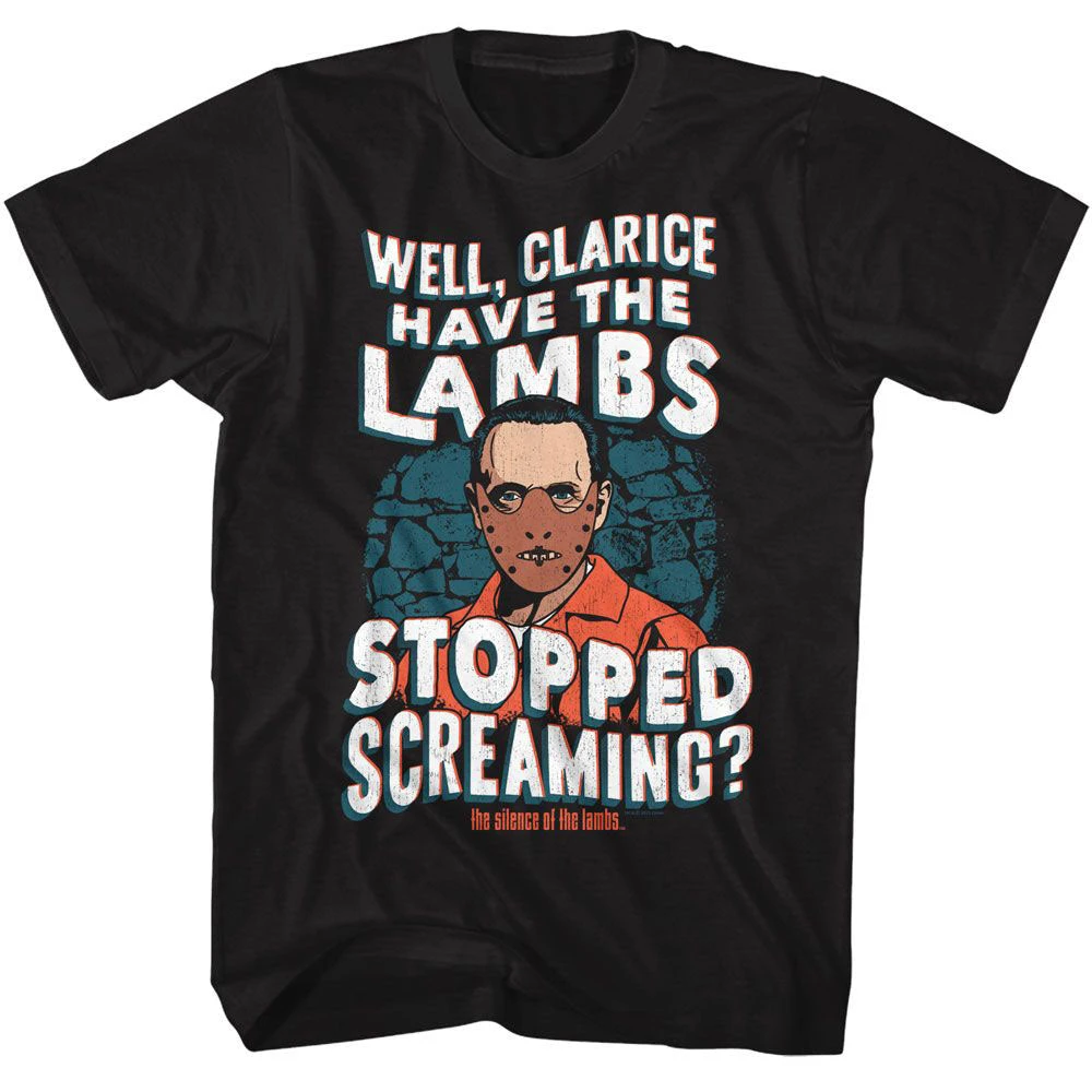 Sol Wavy Lambs Text T-shirt(Silence Of The Lambs Sol Wavy Lambs Text T Shirt 446993) 3 Sol Wavy Lambs Text T-shirt(Silence Of The Lambs Sol Wavy Lambs Text T Shirt 446993)