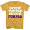 Stp Purple T-shirt(Stone Temple Pilots Stp Purple T Shirt 447002) -ROCABILIA CLOTHING SALE 447002F