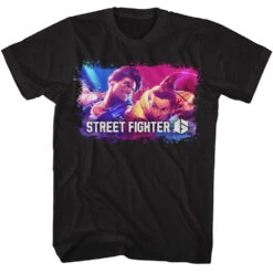 Street Fighter Splatter Box T-shirt(Street Fighter Street Fighter Splatter Box T Shirt 447047)