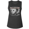 Halloween Logo And Photo Womens Tank(Halloween Halloween Logo And Photo Womens Tank 447370) -ROCABILIA CLOTHING SALE 447370F