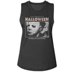 Halloween Logo And Photo Womens Tank(Halloween Halloween Logo And Photo Womens Tank 447370)