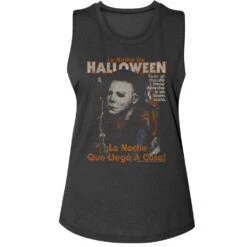 Halloween Spanish Poster Womens Tank(Halloween Halloween Spanish Poster Womens Tank 447372)