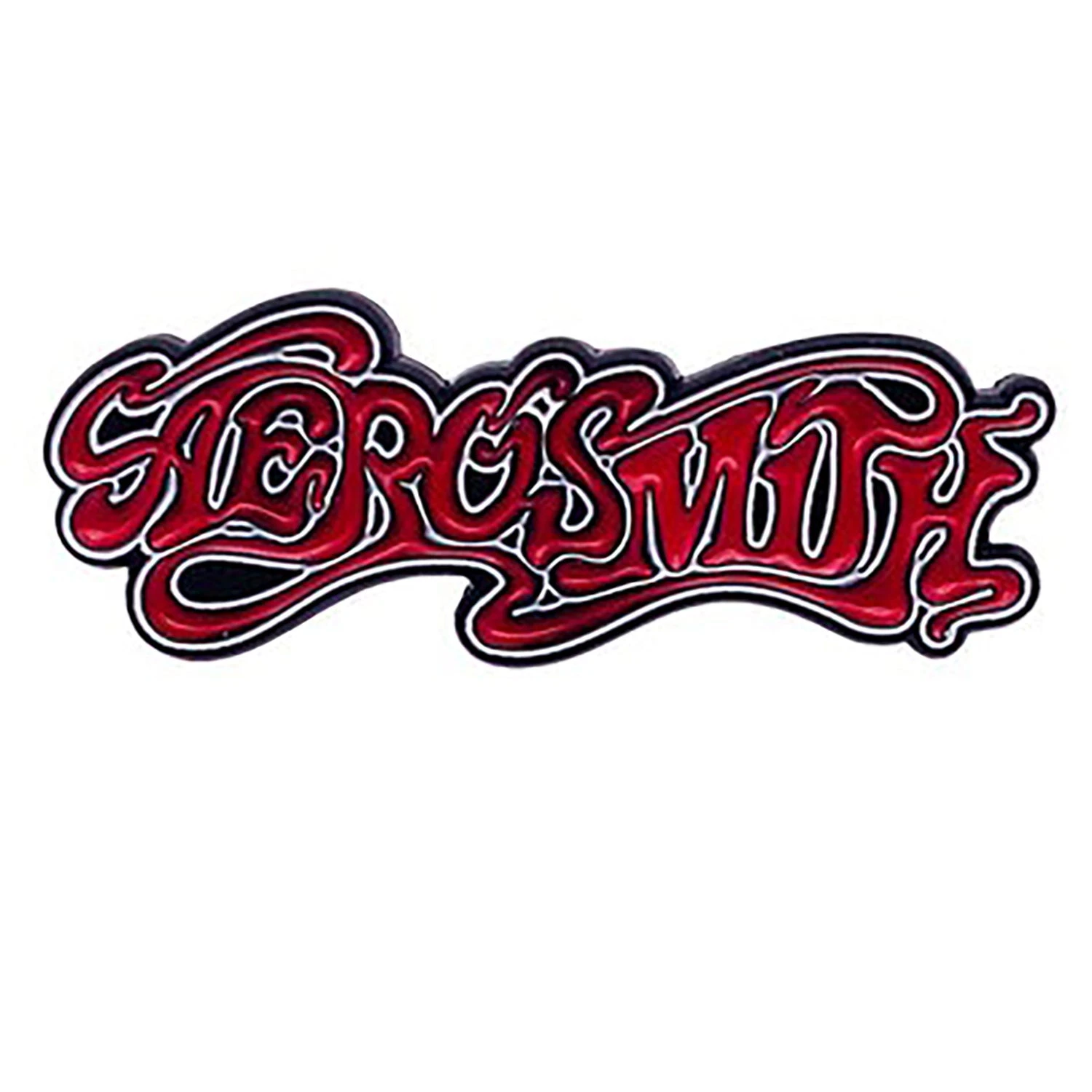Name Logo Pewter Pin Badge(Aerosmith Name Logo Pewter Pin Badge 449364) 3 Name Logo Pewter Pin Badge(Aerosmith Name Logo Pewter Pin Badge 449364)