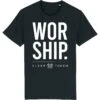 Worship (Back Print) Slim Fit T-shirt(Sleep Token Worship Back Print Slim Fit T Shirt 449691) -ROCABILIA CLOTHING SALE 449691F