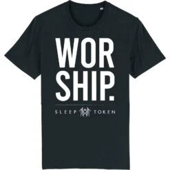 Worship (Back Print) Slim Fit T-shirt(Sleep Token Worship Back Print Slim Fit T Shirt 449691)