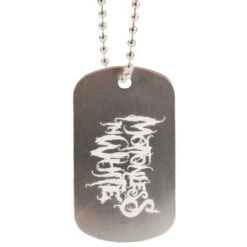 Logo Dog Tag Necklace(Motionless In White Logo Dog Tag Necklace 449903)