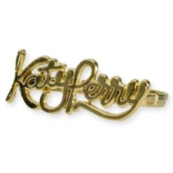 Gold Logo Ring(Katy Perry Gold Logo Ring 449904)