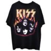 Airbrushed Flames Logo T-shirt(Kiss Airbrushed Flames Logo T Shirt 449958)
