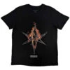 Flame Hex & Text Logo T-shirt(Bring Me The Horizon Flame Hex Text Logo T Shirt 450107) 1 Flame Hex & Text Logo T-shirt(Bring Me The Horizon Flame Hex Text Logo T Shirt 450107) -ROCABILIA CLOTHING SALE 450107F