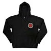 Red Asterisk Zippered Hooded Sweatshirt(Red Hot Chili Peppers Red Asterisk Zippered Hooded Sweatshirt 450555) -ROCABILIA CLOTHING SALE 450555F