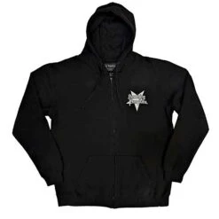 Zero Halo Zippered Hooded Sweatshirt(Smashing Pumpkins Zero Halo Zippered Hooded Sweatshirt 450624)