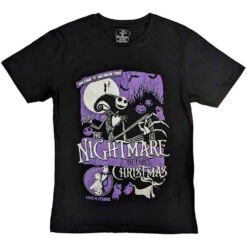 The Nightmare Before Christmas Welcome To Halloween Town T-shirt(Disney The Nightmare Before Christmas Welcome To Halloween Town T Shirt 450707)