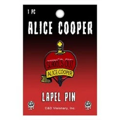 School's Out Pewter Pin Badge(Alice Cooper School S Out Pewter Pin Badge 450777)