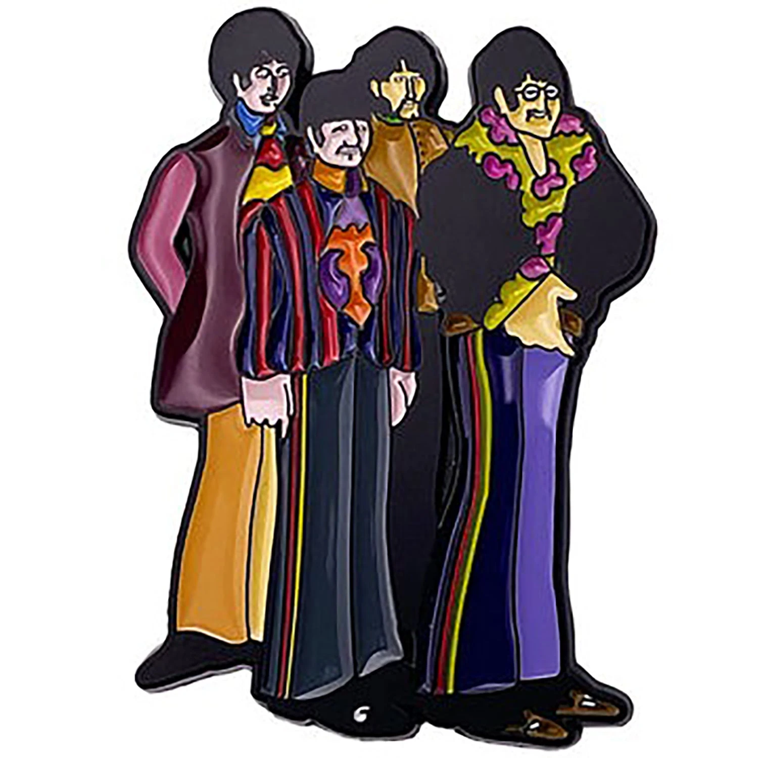 The Beatles Yellow Submarine The Band Pewter Pin Badge(Beatles The Beatles Yellow Submarine The Band Pewter Pin Badge 450784) 4 The Beatles Yellow Submarine The Band Pewter Pin Badge(Beatles The Beatles Yellow Submarine The Band Pewter Pin Badge 450784) - Image 2