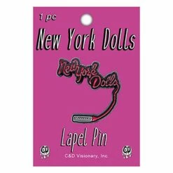 Logo Pewter Pin Badge(New York Dolls Logo Pewter Pin Badge 450799)
