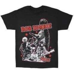 Live 2015 T-shirt(Rob Zombie Live 2015 T Shirt 450962)