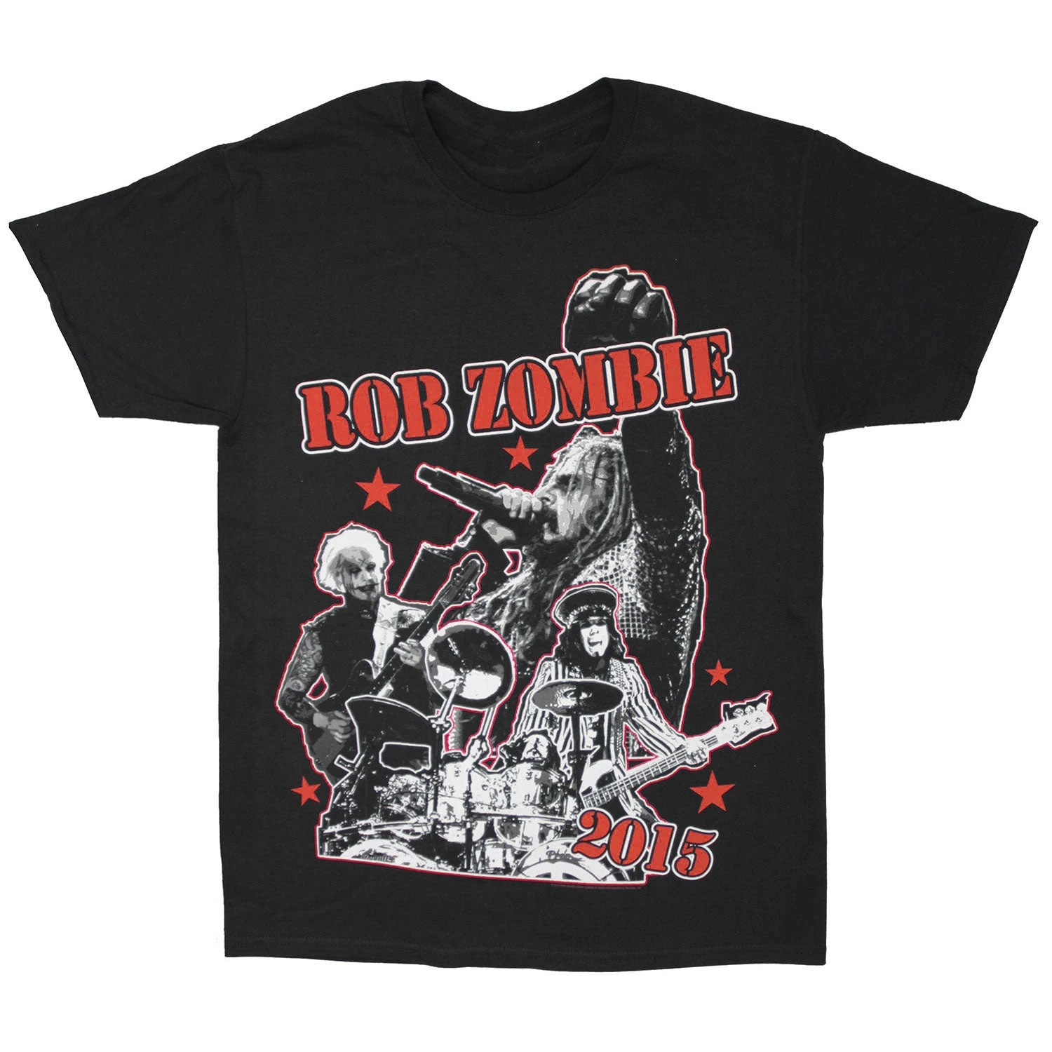 Live 2015 T-shirt(Rob Zombie Live 2015 T Shirt 450962) 3 Live 2015 T-shirt(Rob Zombie Live 2015 T Shirt 450962)