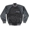 Logo Satin Jacket Jacket(Megadeth Logo Satin Jacket Jacket 450990) -ROCABILIA CLOTHING SALE 450990F