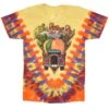 Allmans Tie Dye T-shirt(Allman Brothers Band Allmans Tie Dye T Shirt 451100) -ROCABILIA CLOTHING SALE 451100F
