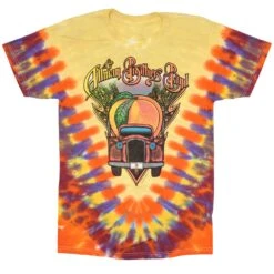 Allmans Tie Dye T-shirt(Allman Brothers Band Allmans Tie Dye T Shirt 451100)