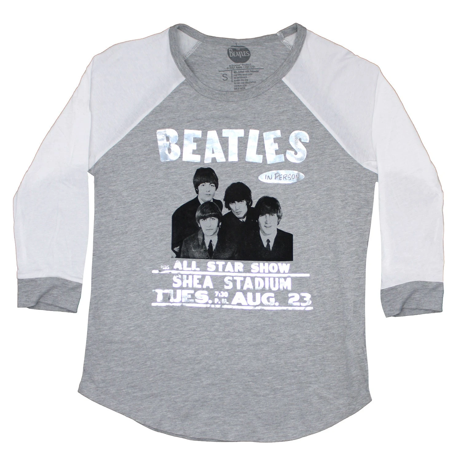 Silver Foil Junior Top(Beatles Silver Foil Junior Top 451265) 3 Silver Foil Junior Top(Beatles Silver Foil Junior Top 451265)