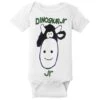Cow [WHITE] Bodysuit(Dinosaur Jr Cow White Bodysuit 451287) -ROCABILIA CLOTHING SALE 451287F