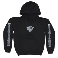 Purpose The World Tour Los Angeles 2016 Hooded Sweatshirt(Justin Bieber Purpose The World Tour Los Angeles 2016 Hooded Sweatshirt 451334)