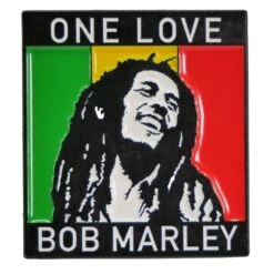 One Love Pewter Pin Badge(Bob Marley One Love Pewter Pin Badge 451367)