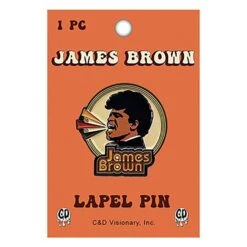 Singing Circle Pewter Pin Badge(James Brown Singing Circle Pewter Pin Badge 451752)