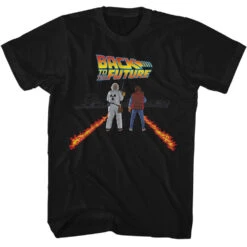 Bttf Fire Streaks T-shirt(Back To The Future Bttf Fire Streaks T Shirt 451915)