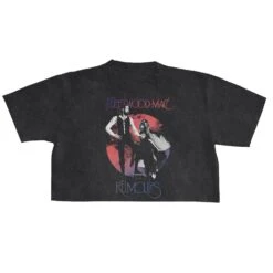 Rumours Mineral Wash Crop Top Junior Top(Fleetwood Mac Rumours Mineral Wash Crop Top Junior Top 452549)