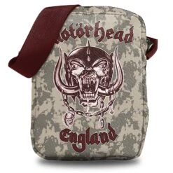 England White Crossbody Bag Messenger Bag(Motorhead England White Crossbody Bag Messenger Bag 452636)