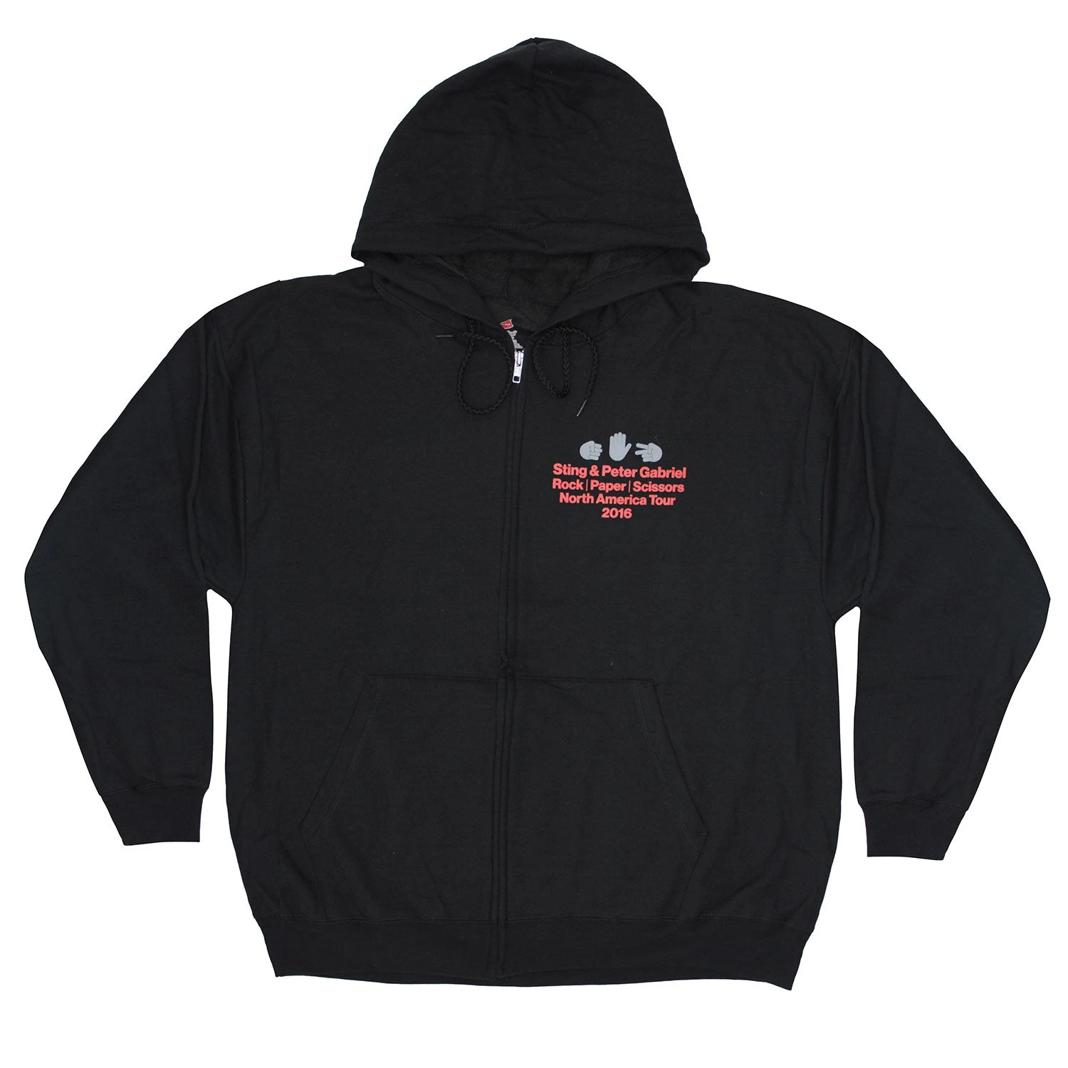 Rock | Paper | Scissors North America Tour 2016 Zippered Hooded Sweatshirt(Sting Rock Paper Scissors North America Tour 2016 Zippered Hooded Sweatshirt 452720) 3 Rock | Paper | Scissors North America Tour 2016 Zippered Hooded Sweatshirt(Sting Rock Paper Scissors North America Tour 2016 Zippered Hooded Sweatshirt 452720)