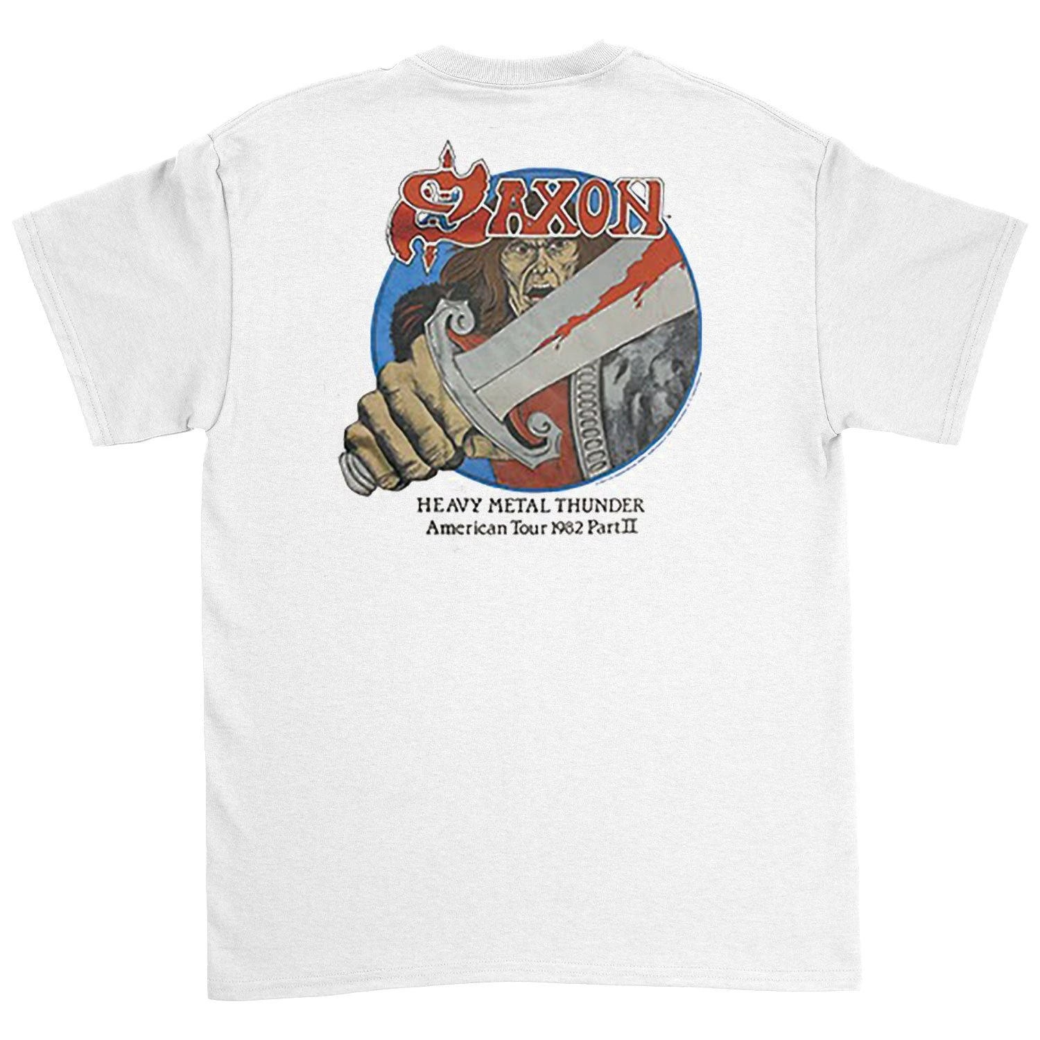 Heavy Metal Thunder Barbarian T-shirt(Saxon Heavy Metal Thunder Barbarian T Shirt 452779) 4 Heavy Metal Thunder Barbarian T-shirt(Saxon Heavy Metal Thunder Barbarian T Shirt 452779) - Image 2