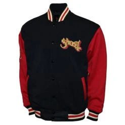 Varsity Fleece Jacket Varsity Jacket(Ghost Varsity Fleece Jacket Varsity Jacket 453391)