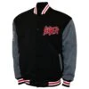 Varsity Fleece Jacket Varsity Jacket(Slayer Varsity Fleece Jacket Varsity Jacket 453393) -ROCABILIA CLOTHING SALE 453393F