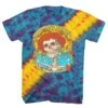 Bertha Vertical Washed Tee Tie Dye T-shirt(Grateful Dead Bertha Vertical Washed Tee Tie Dye T Shirt 453423) -ROCABILIA CLOTHING SALE 453423F