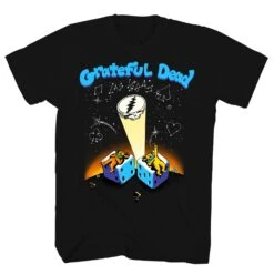 Las Vegas Sphere Collection On Black T-shirt(Grateful Dead Las Vegas Sphere Collection On Black T Shirt 453427)