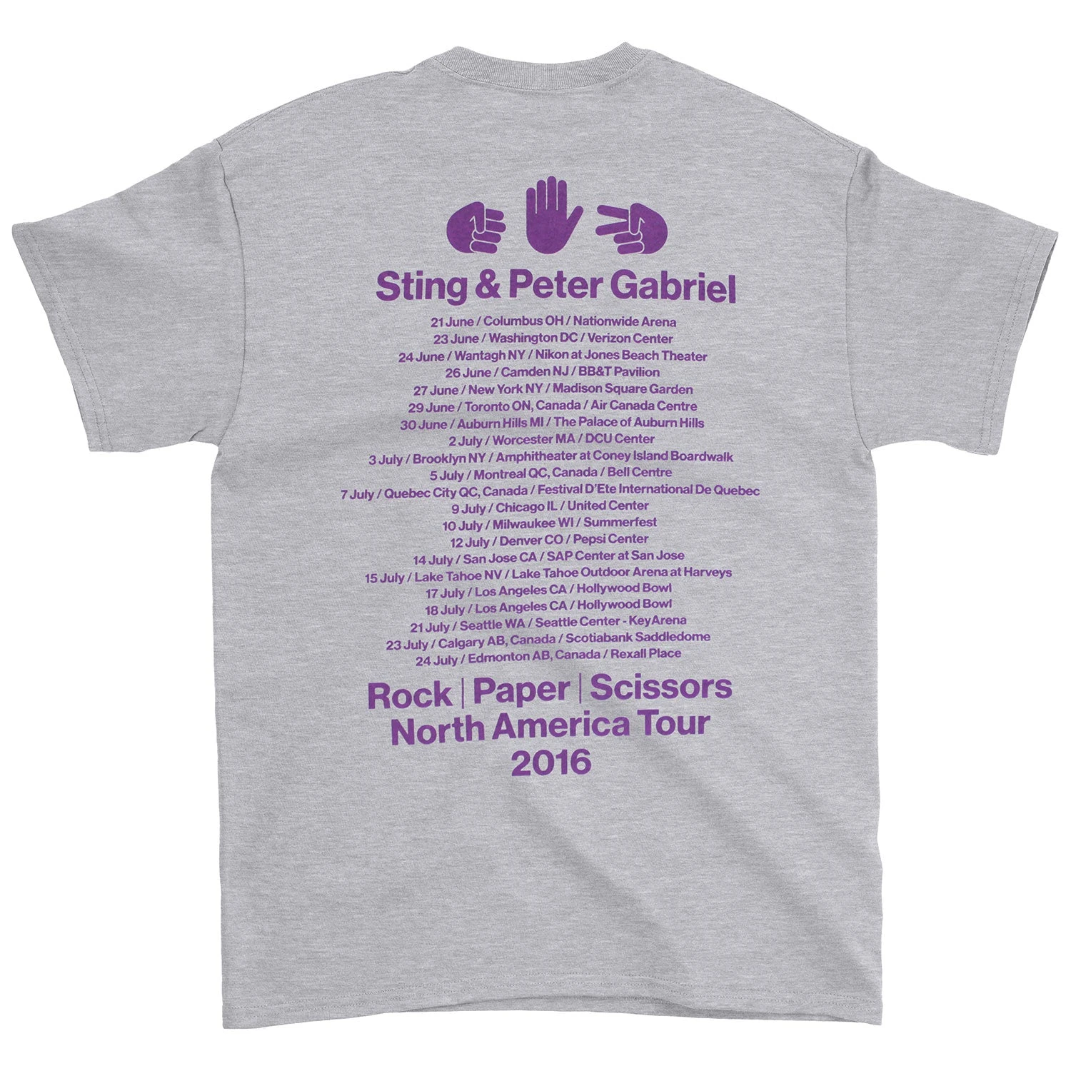 Sting & Peter Grabriel T-shirt(Peter Gabriel Sting Peter Grabriel T Shirt 453471) 4 Sting & Peter Grabriel T-shirt(Peter Gabriel Sting Peter Grabriel T Shirt 453471) - Image 2