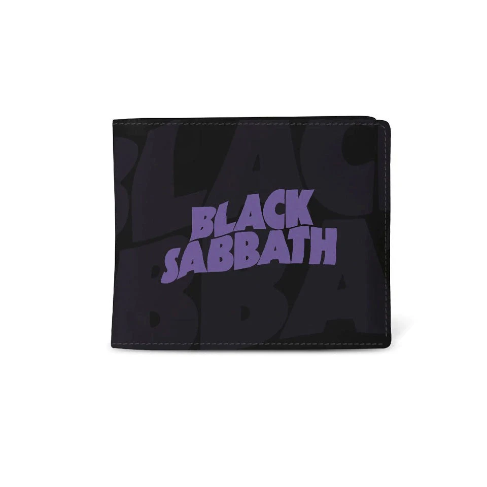 Logo Wallet Bi-Fold Wallet(Black Sabbath Logo Wallet Bi Fold Wallet 453581) 3 Logo Wallet Bi-Fold Wallet(Black Sabbath Logo Wallet Bi Fold Wallet 453581)