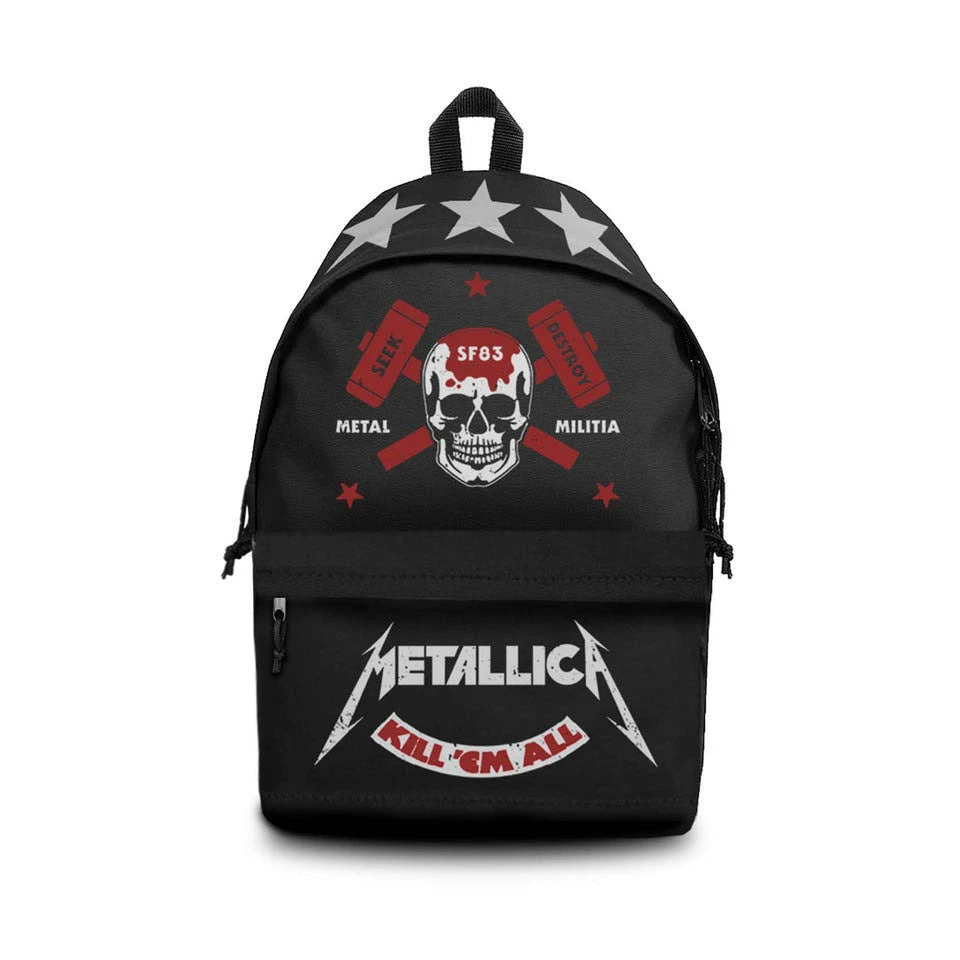 SF83 Seek Destroy Metal Militia Kill 'Em All Backpack(Metallica Sf83 Seek Destroy Metal Militia Kill Em All Backpack 453589) 3 SF83 Seek Destroy Metal Militia Kill 'Em All Backpack(Metallica Sf83 Seek Destroy Metal Militia Kill Em All Backpack 453589)