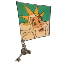 Tokyo Disney King Triton 25th Anniversary Pin Pewter Pin Badge(The Little Mermaid Tokyo Disney King Triton 25th Anniversary Pin Pewter Pin Badge 453657)