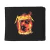 Jump In The Fire Wallet Bi-Fold Wallet(Metallica Jump In The Fire Wallet Bi Fold Wallet 453664) -ROCABILIA CLOTHING SALE 453664F