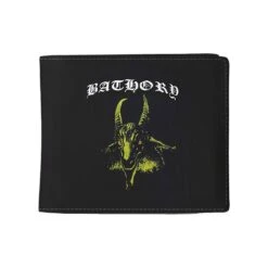 Yellow Goat With Red Eyes Wallet Bi-Fold Wallet(Bathory Yellow Goat With Red Eyes Wallet Bi Fold Wallet 453666)