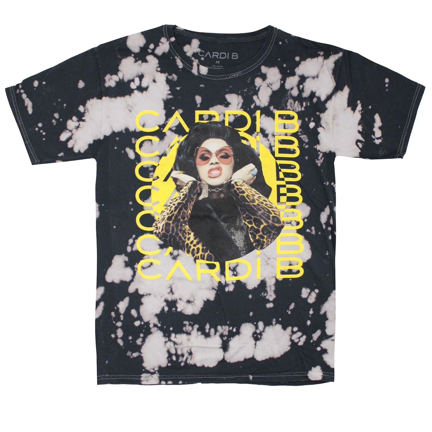 Leopard Coat With Handcuffs Tie Dye T-shirt(Cardi B Leopard Coat With Handcuffs Tie Dye T Shirt 453681) 3 Leopard Coat With Handcuffs Tie Dye T-shirt(Cardi B Leopard Coat With Handcuffs Tie Dye T Shirt 453681)