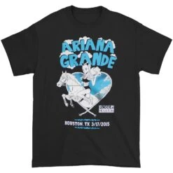 Anime Rodeo Houston, TX 37/17/2015 Slim Fit T-shirt(Ariana Grande Anime Rodeo Houston Tx 37 17 2015 Slim Fit T Shirt 453830)